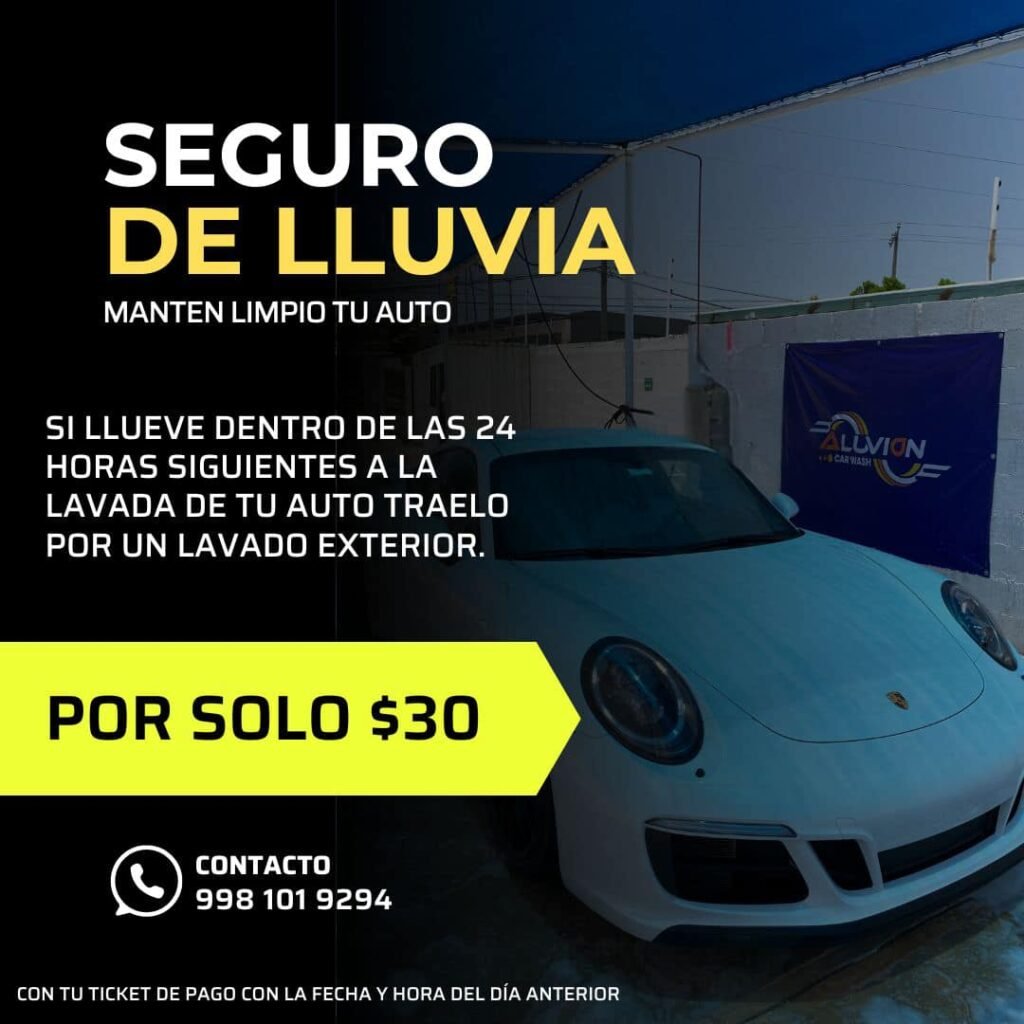 aluvión carwash cancún fotos de Aluvión Car wah Cancún